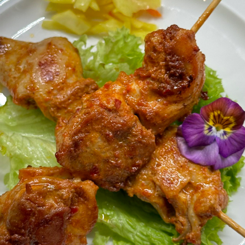 Brochettes Satés de poulet